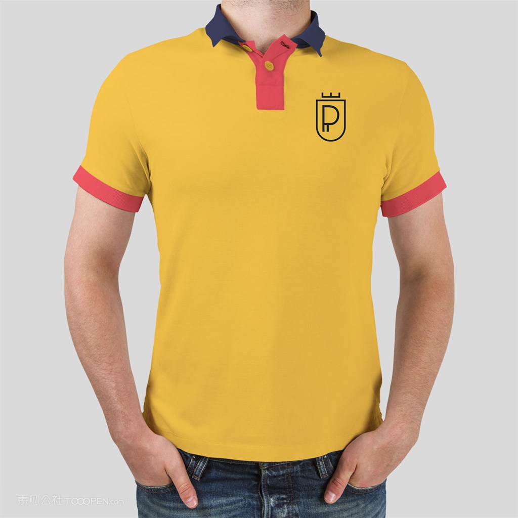 国外酒店T恤文化衫样机