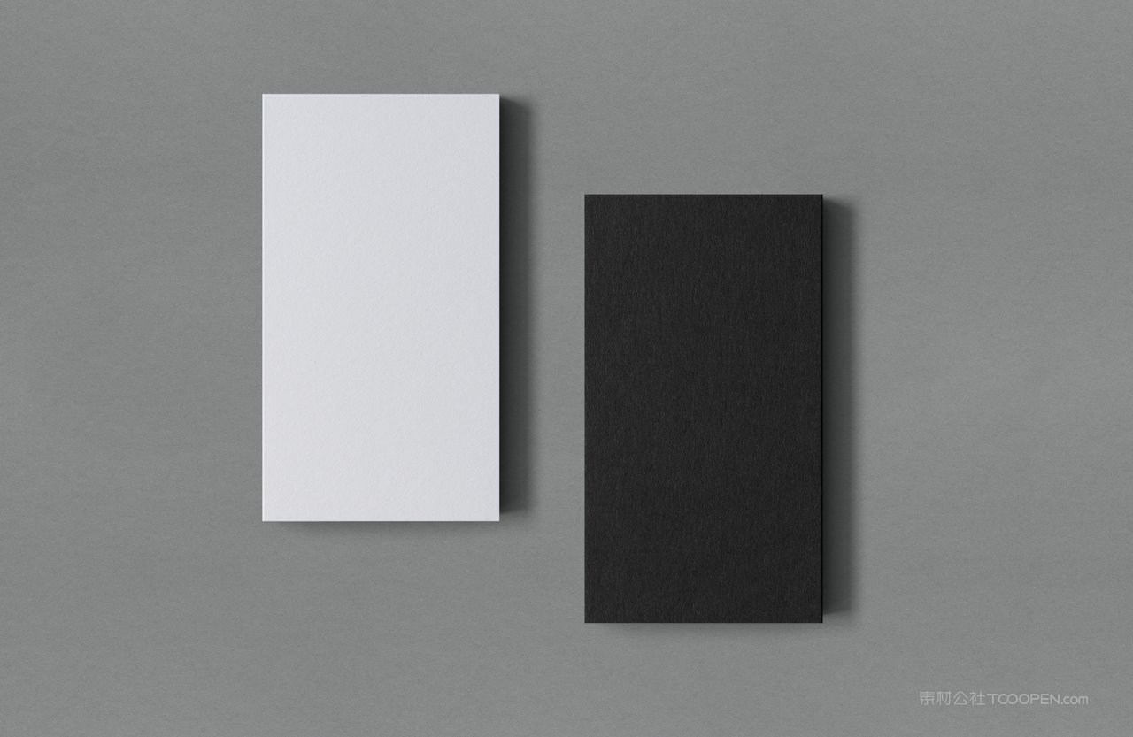 商务黑名片贴图简约背景样机 (4)