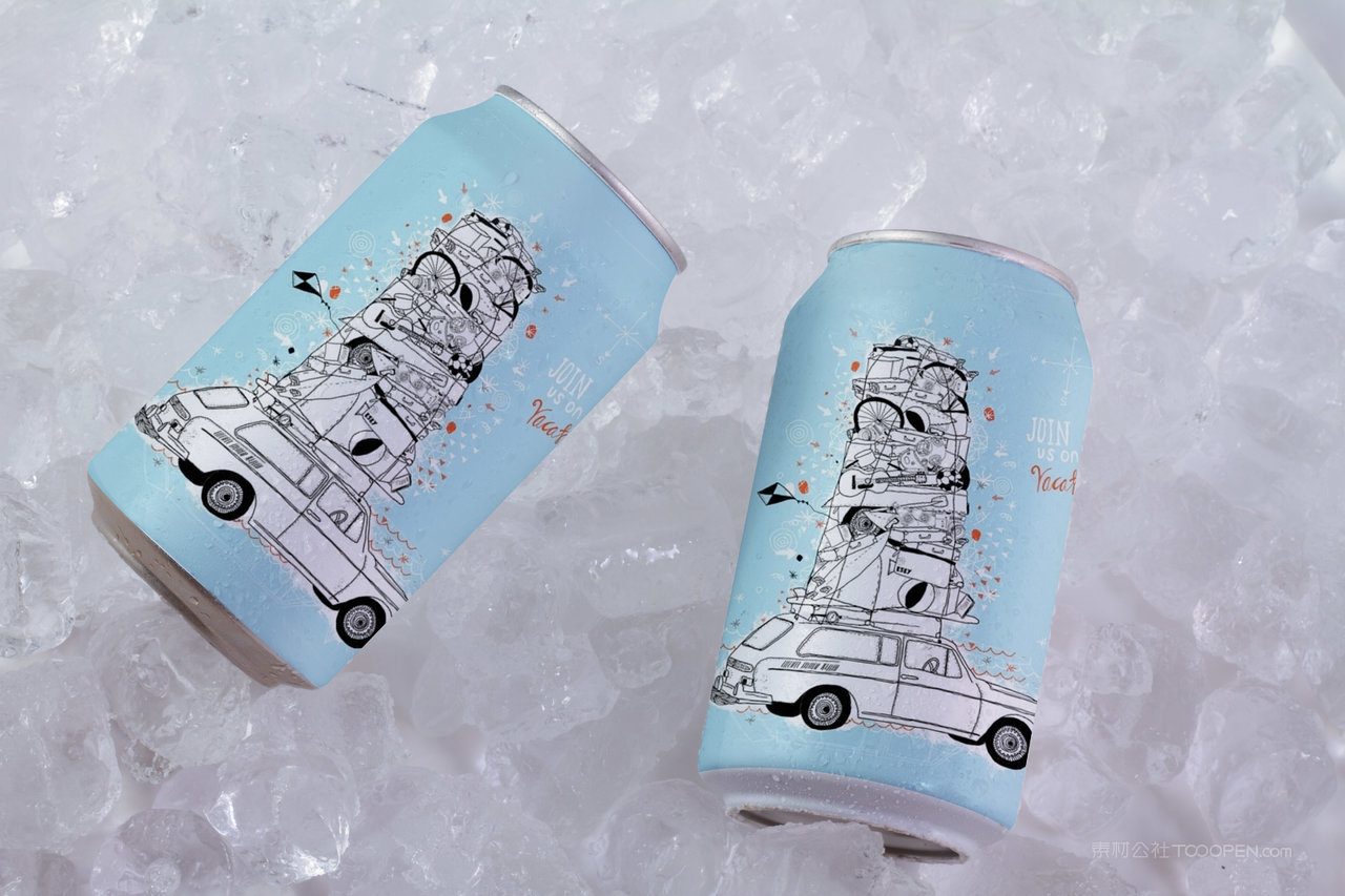 冰块与易拉罐样机