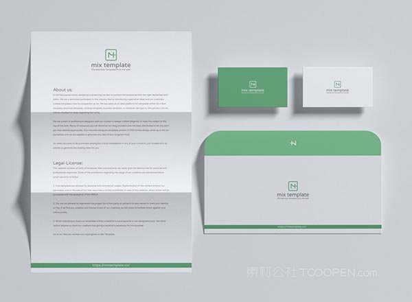 品牌标识文具vi样机