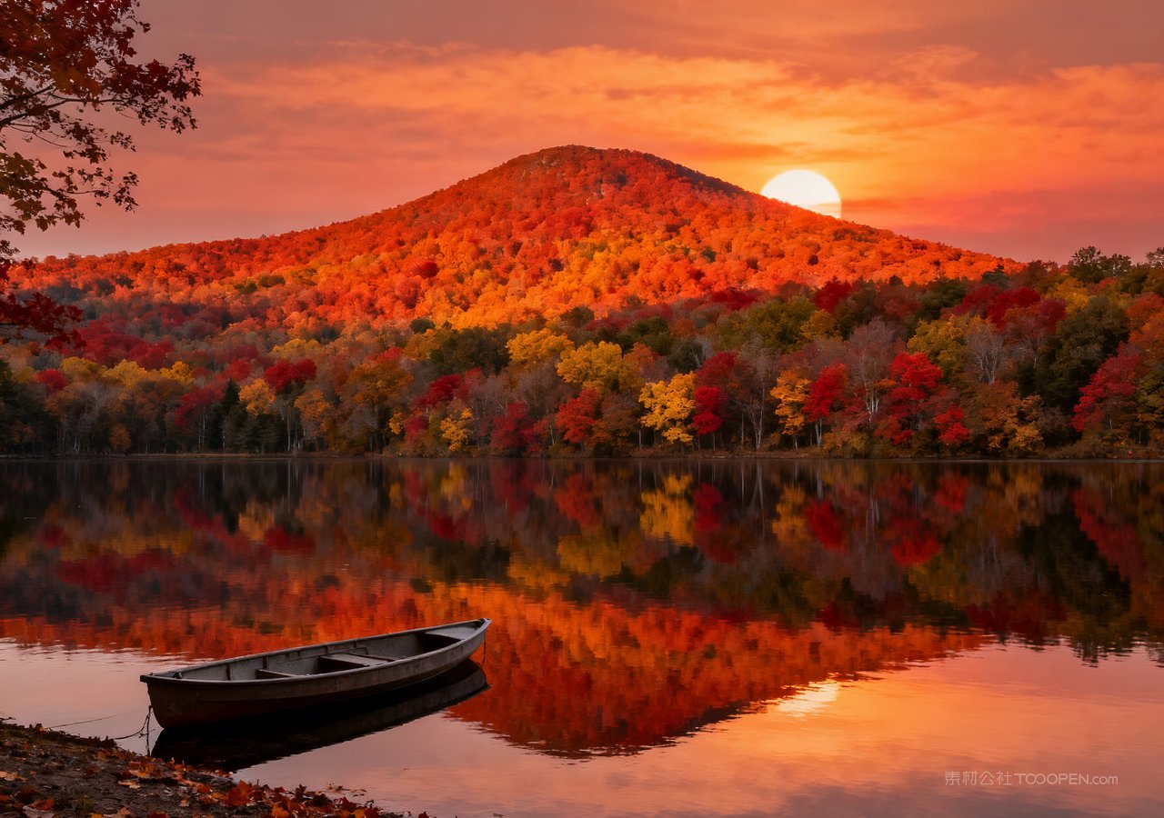 山水天空湖泊山峰景观风景唯美自然群山