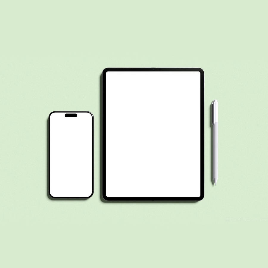 智能手机和平板样机