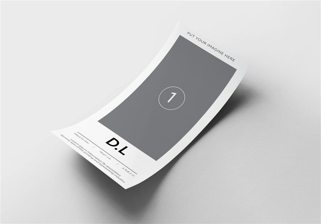 宣传单DM单页样机智能模板