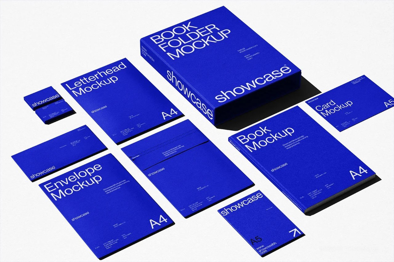 【2263期】品牌vi应用样机之01 branding set