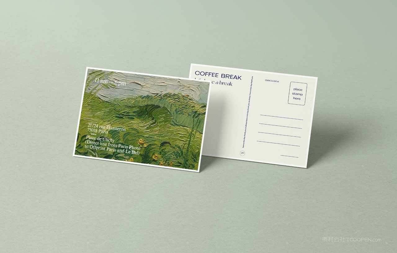 【2183期】明信片信封卡片样机 (4)