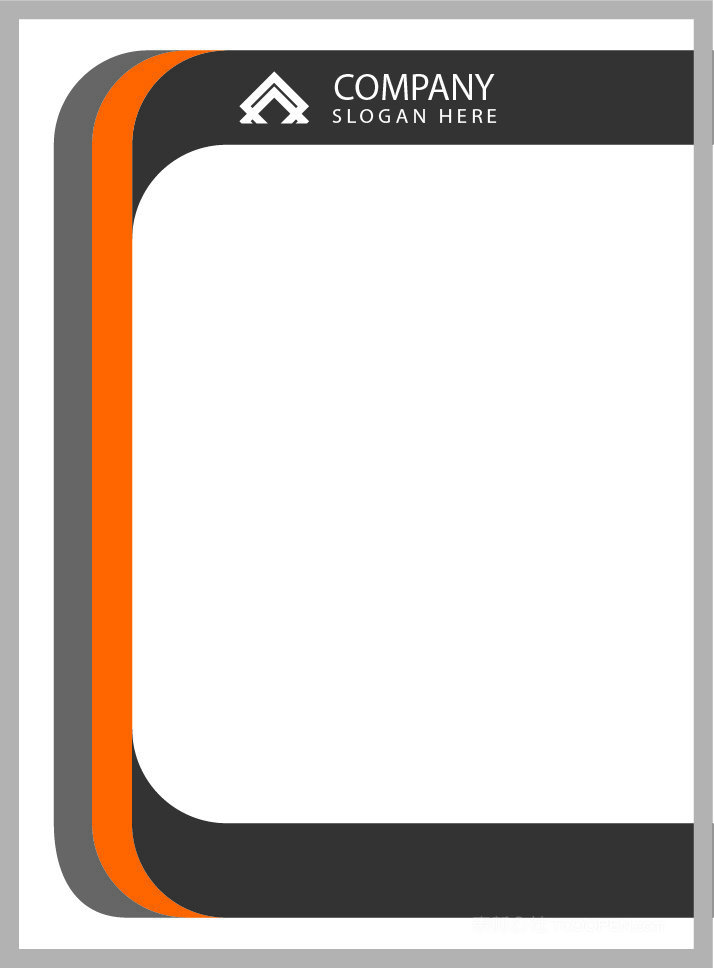 橙灰色搭配视觉元素记事本