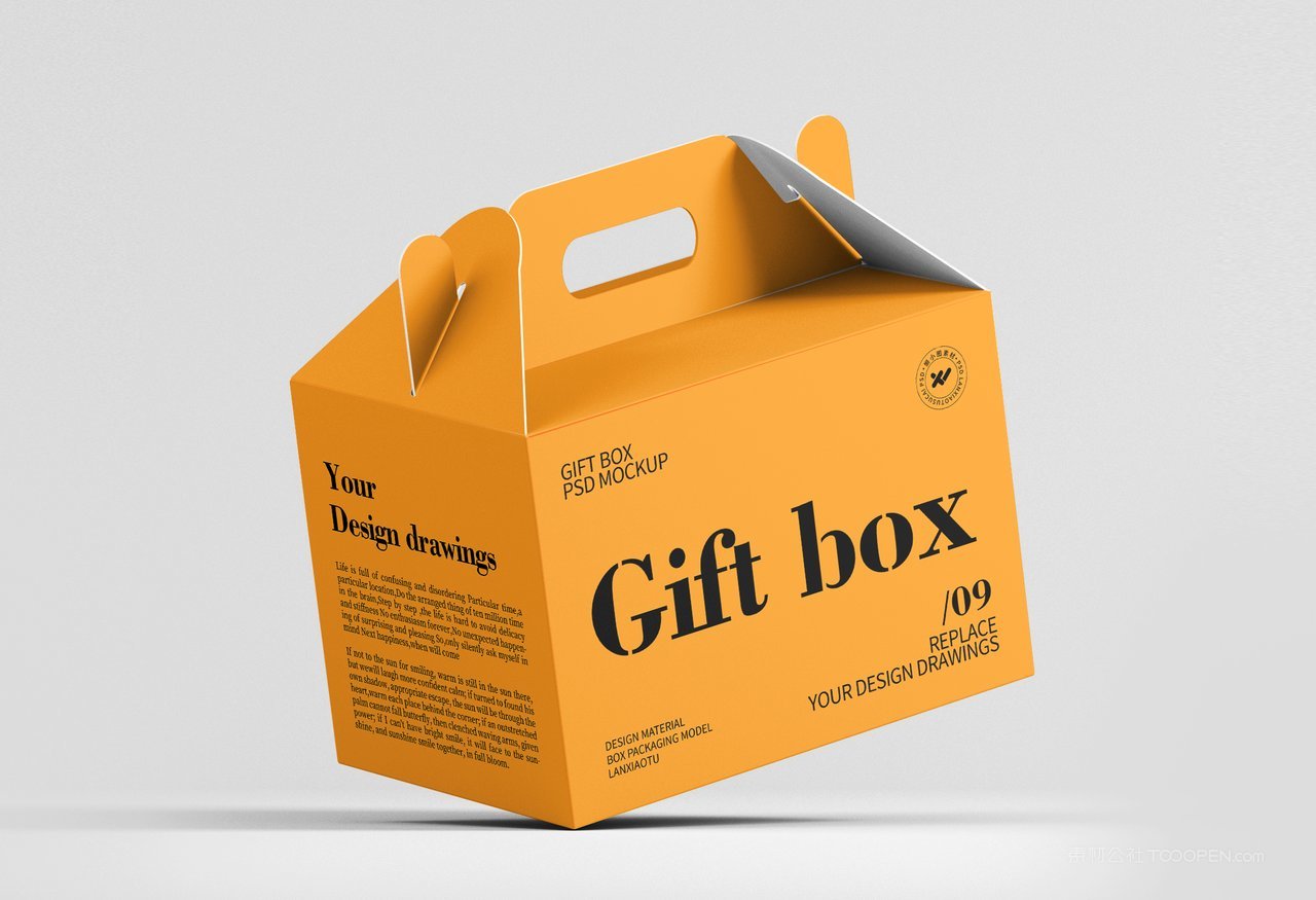 【2180期】手提礼盒包装样机 (2)