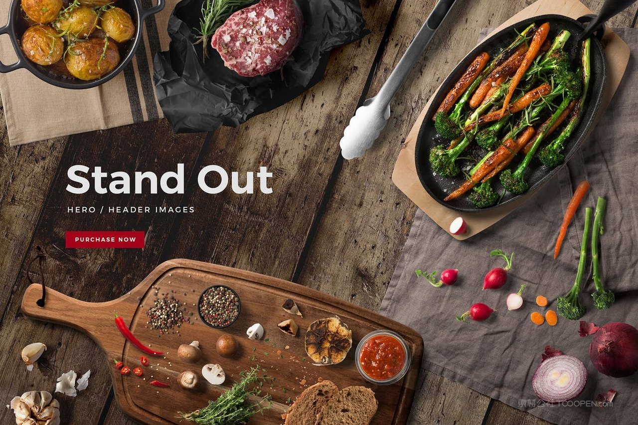 厨房餐厅场景样机