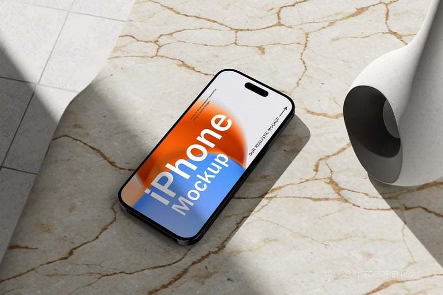 现实的iphone样机