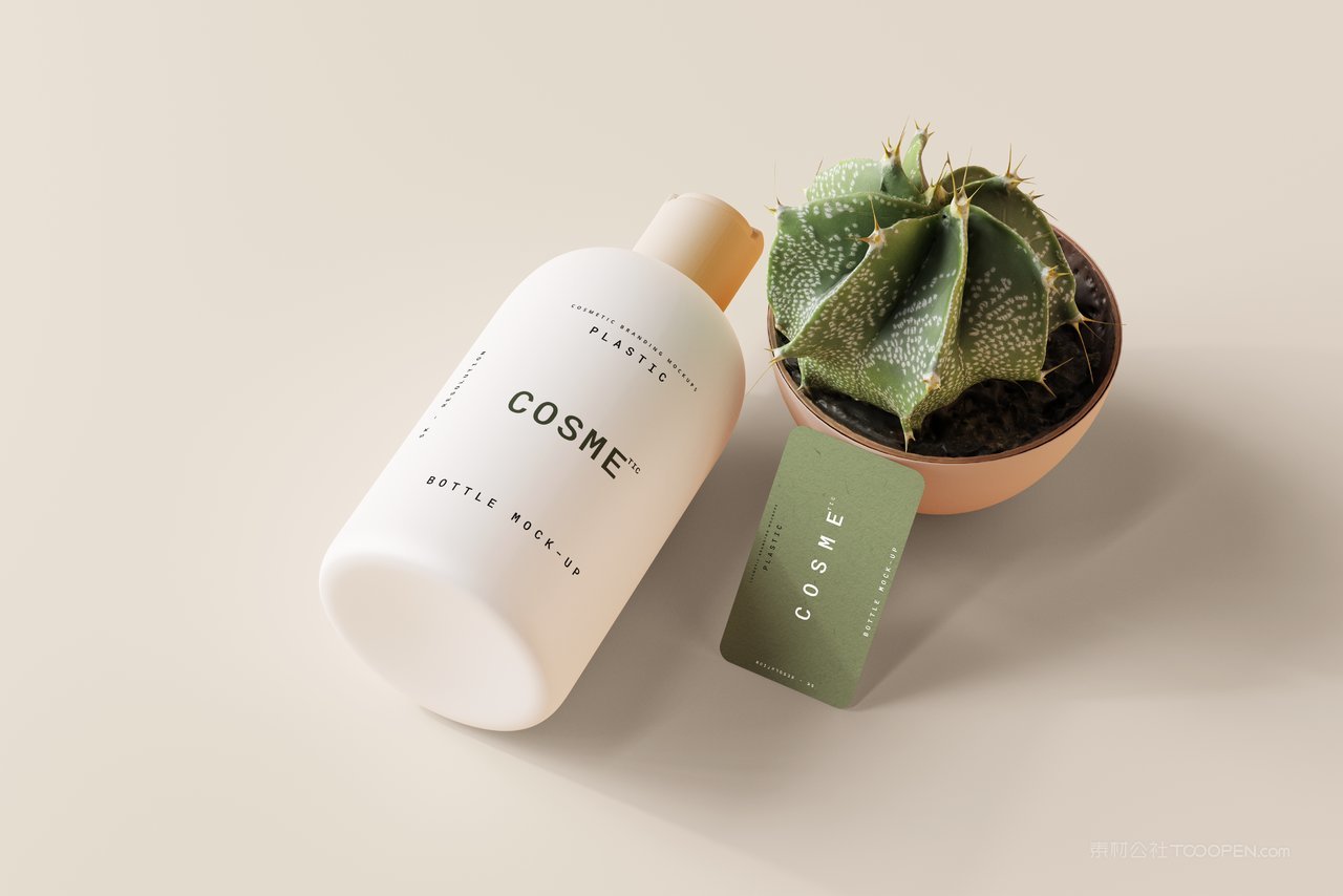 护手洗护清洁产品瓶装包装场景样机 (4)