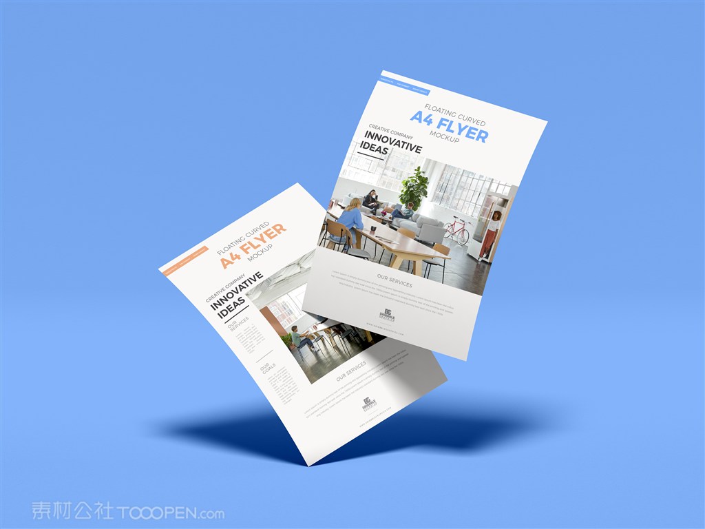 浮动弯曲传单样机