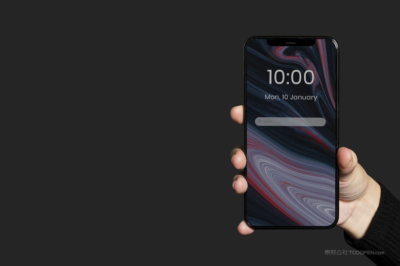 手拿手机样机素材手拿苹果手机贴图样机