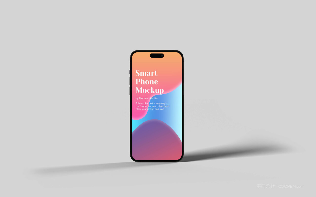 智能手机正视图样机