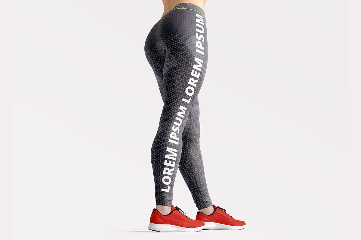 运动服装紧身裤样机
