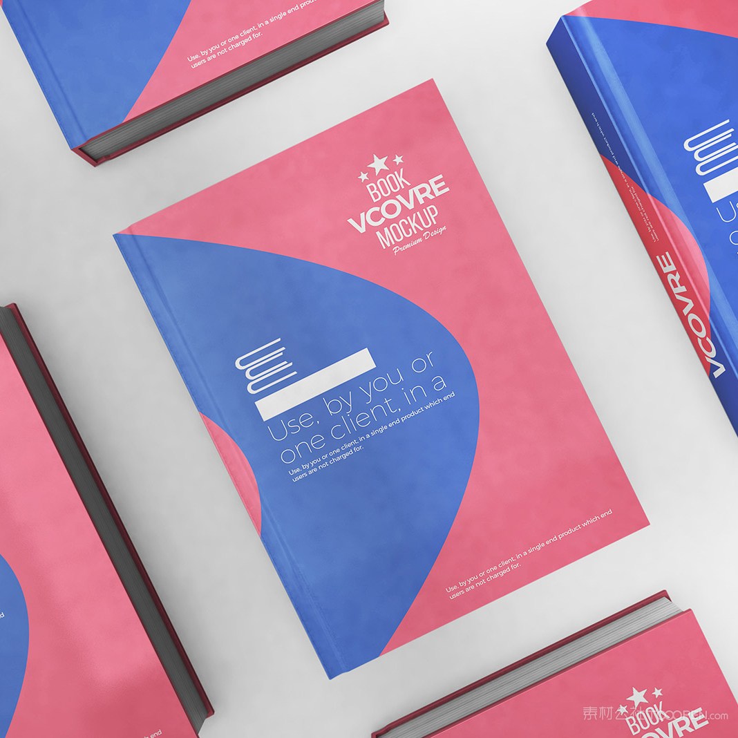 书封面贴图样机