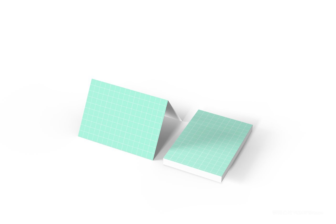 【2081期】高端纸质卡片明信片贴图样机 (11)