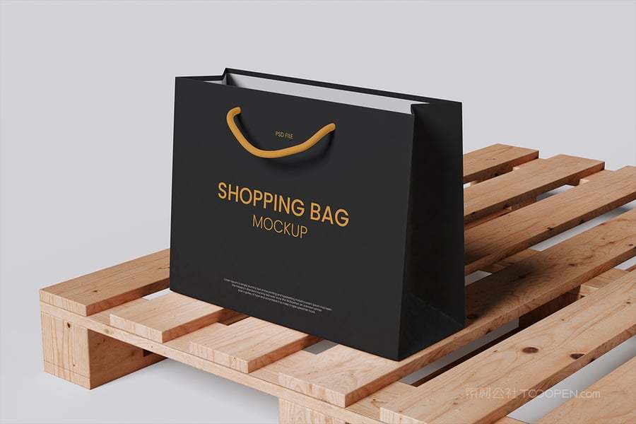 购物袋场景样机