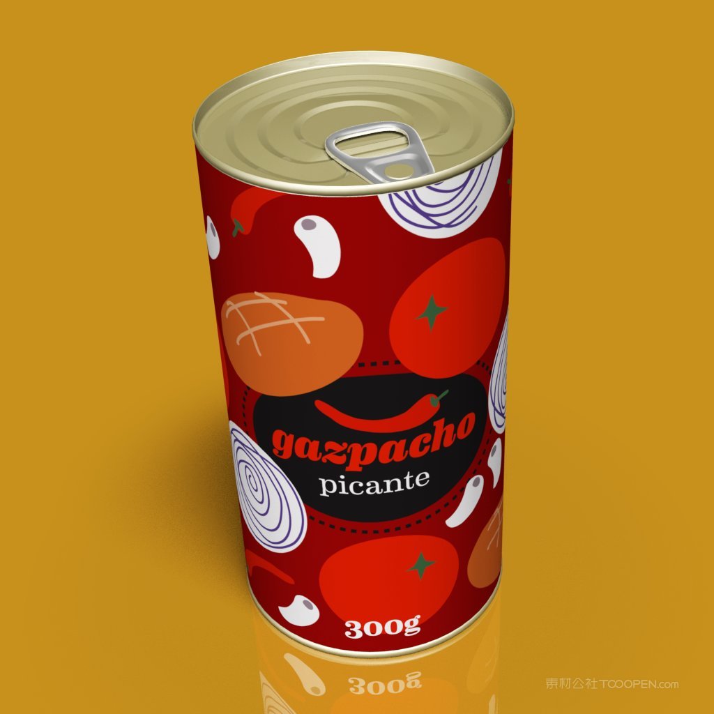 罐头食品包装样机 (1)