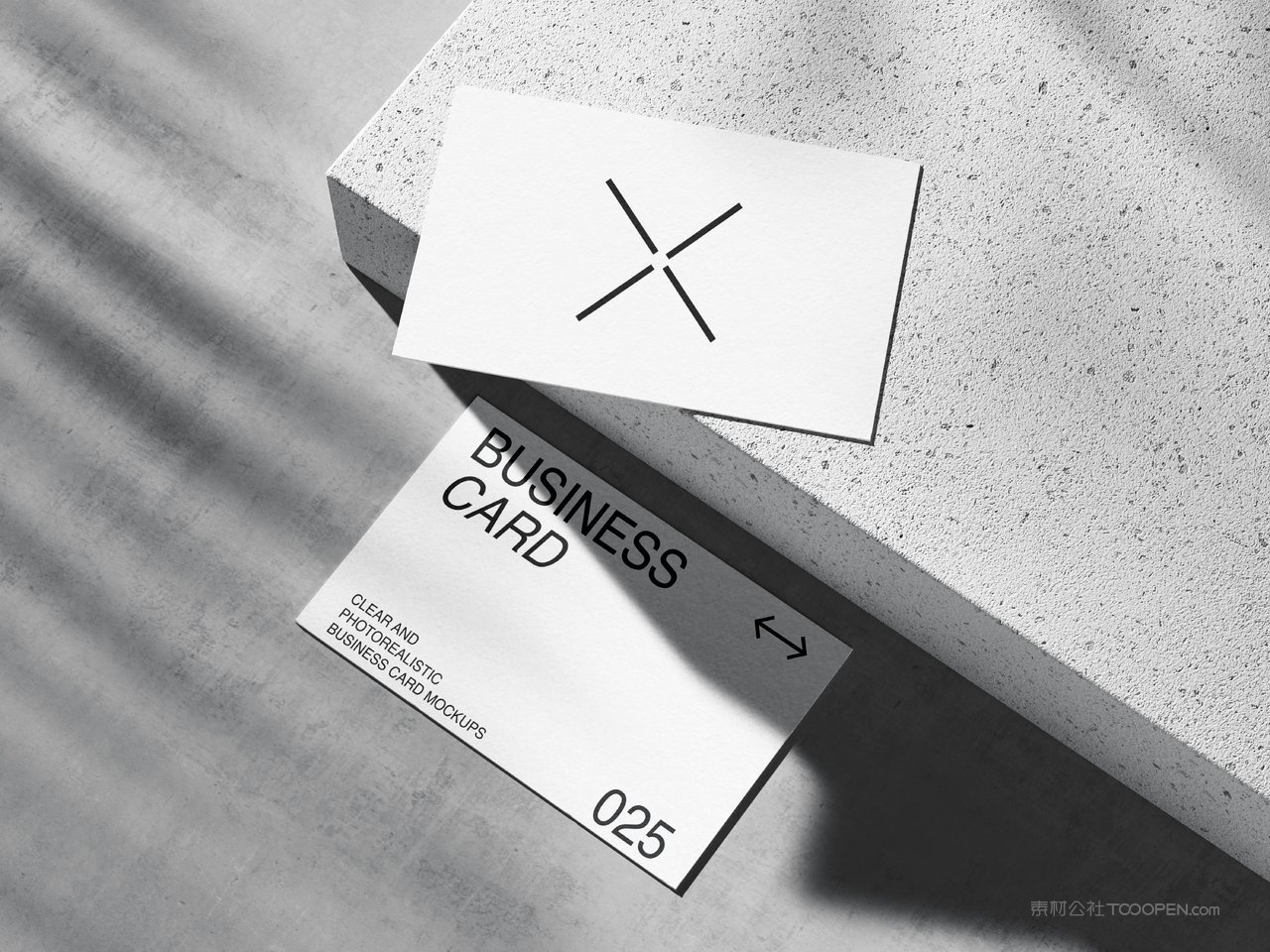 高端名片文具场景样机 (3)