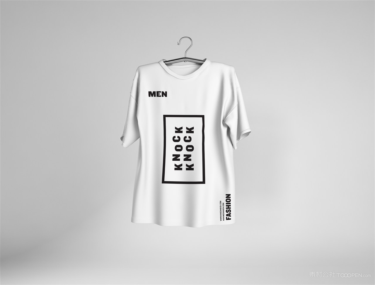 白色T恤短袖服饰样机