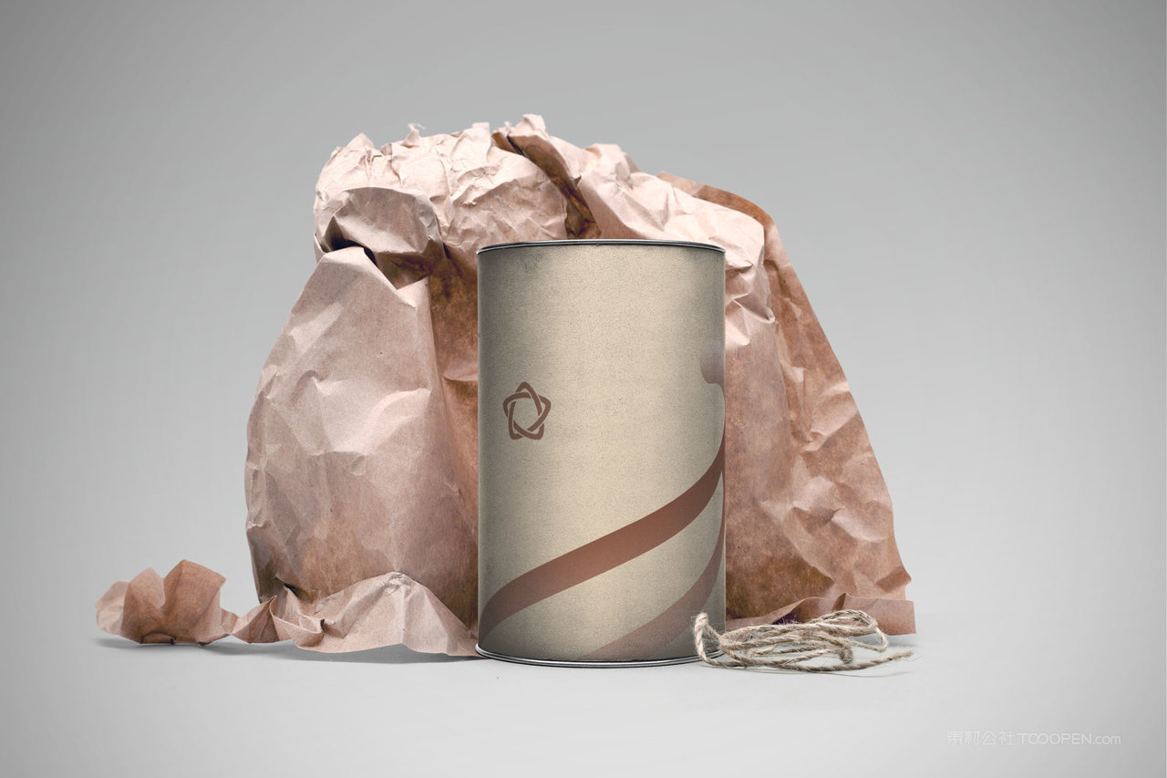 咖啡茶叶罐产品包装样机 (8)