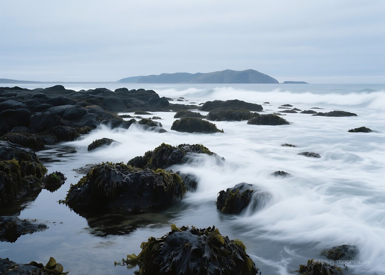 自然唯美山水天空山峰景观风景