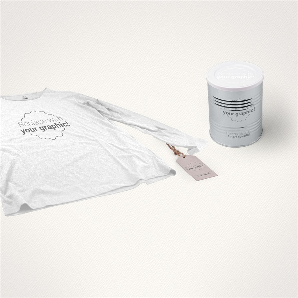 T恤包装服饰样机模板