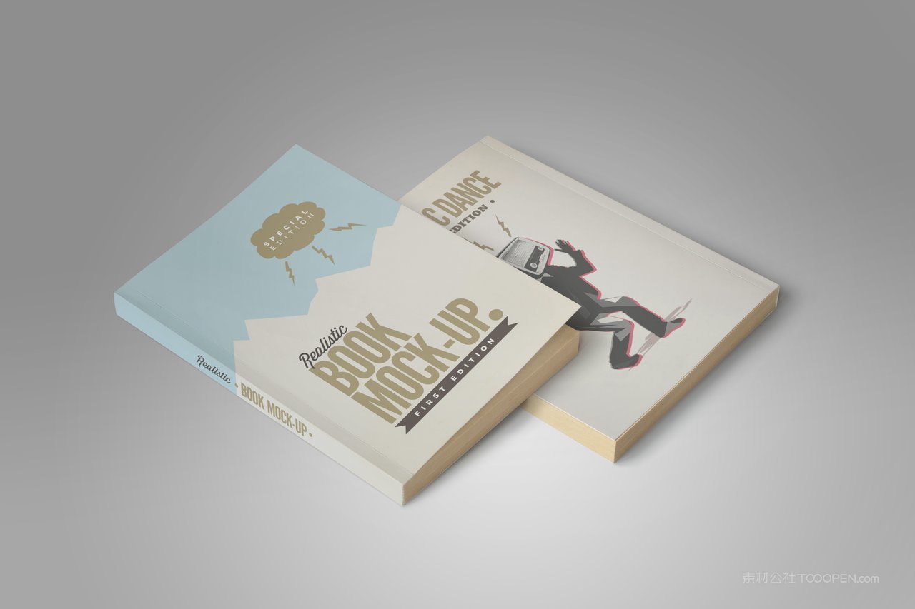 精装书本厚脊书籍场景高清样机 (51)