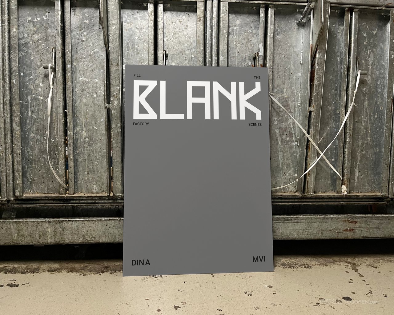 【2100期】实拍场景小众海报宣传单样机 (10)