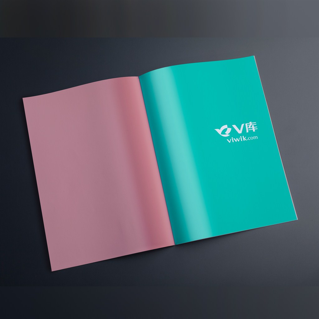 打开的画册型录样机