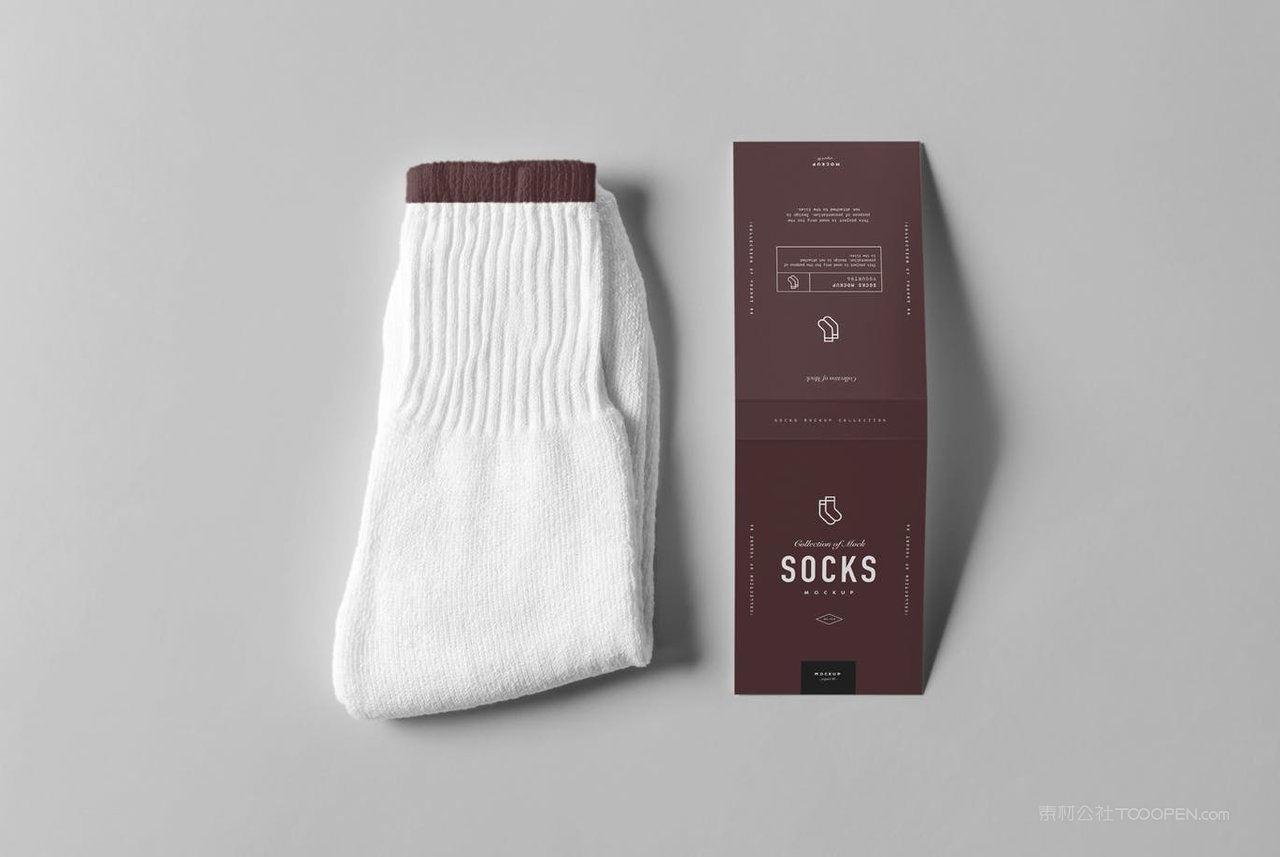 棉质袜子包装样机