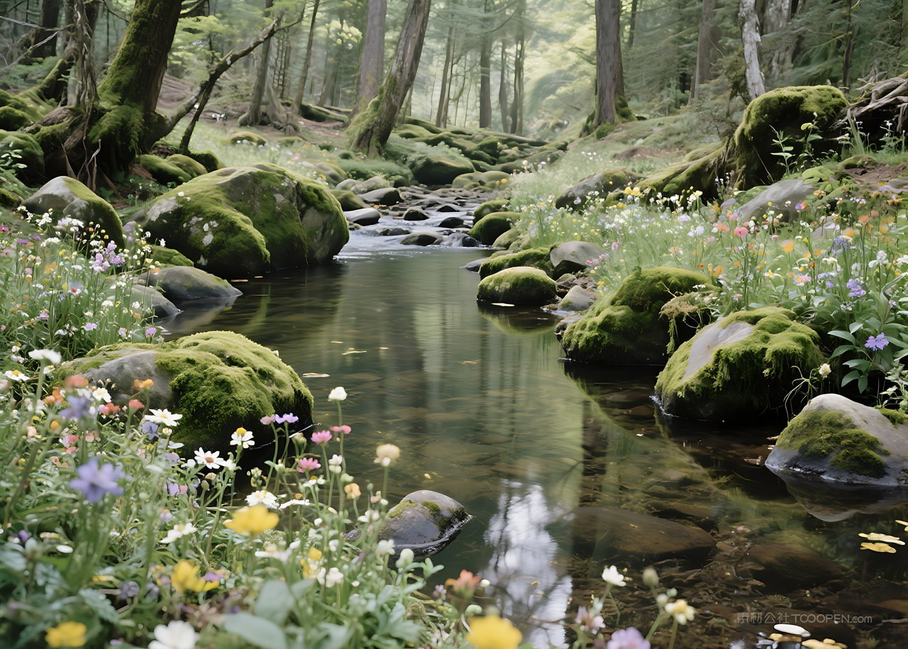 唯美风景山峰自然天空景观山水