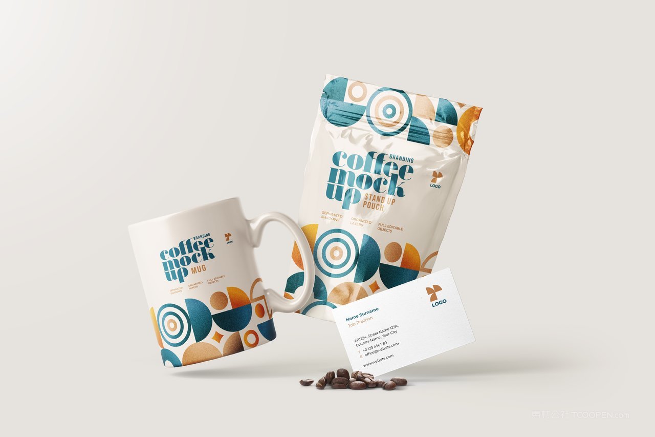 品牌奶茶咖啡logo定制vi包装展示样机 (16)