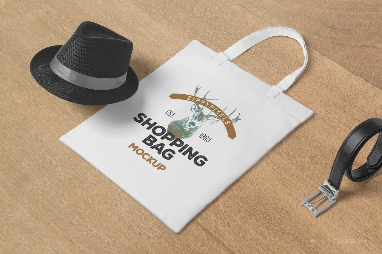 帆布购物袋样机