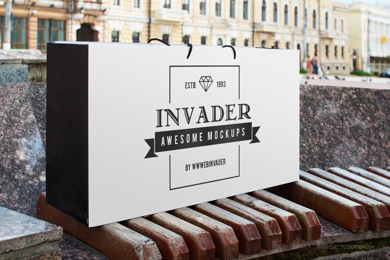 手提袋效果样机素材