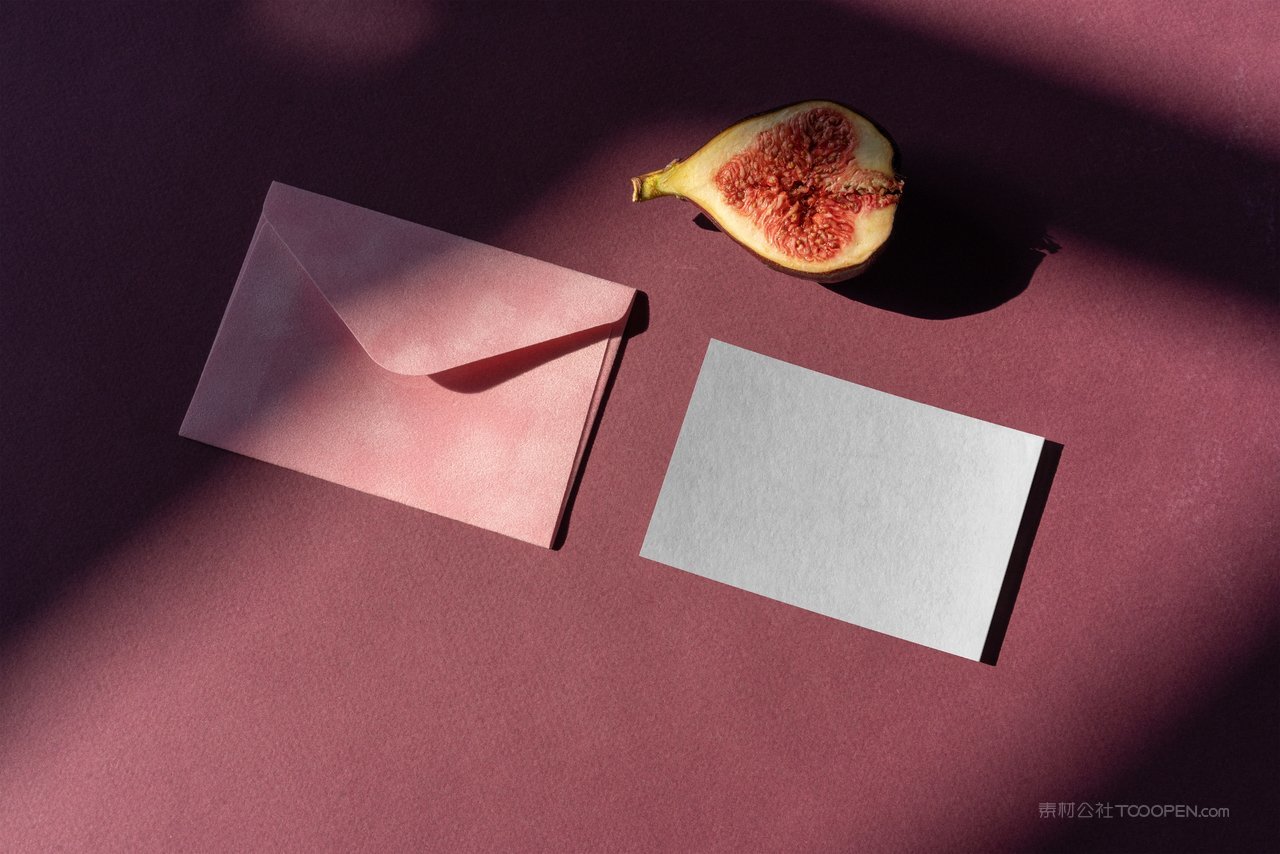 婚礼邀请函请柬信封卡片场景样机 (5)
