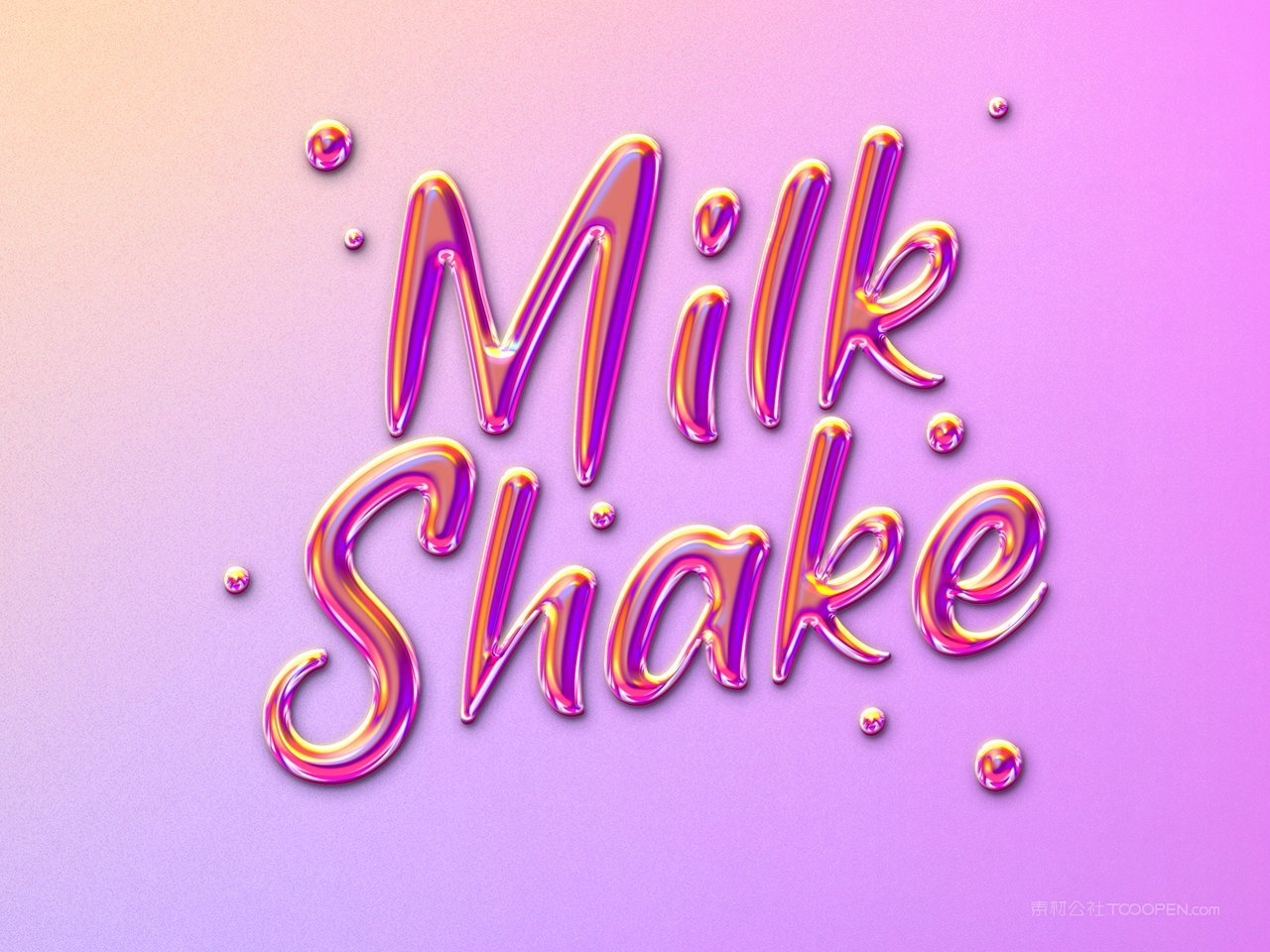 炫彩潮流字体样机 (2)