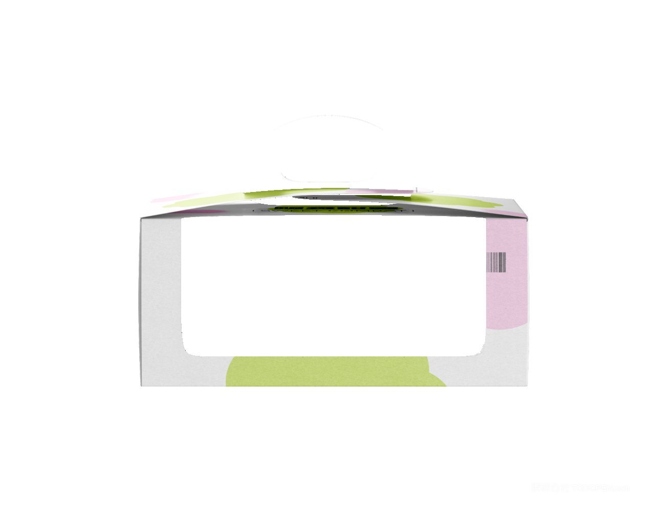 【2070期】清新绿甜点蛋糕盒包装样机 (24)