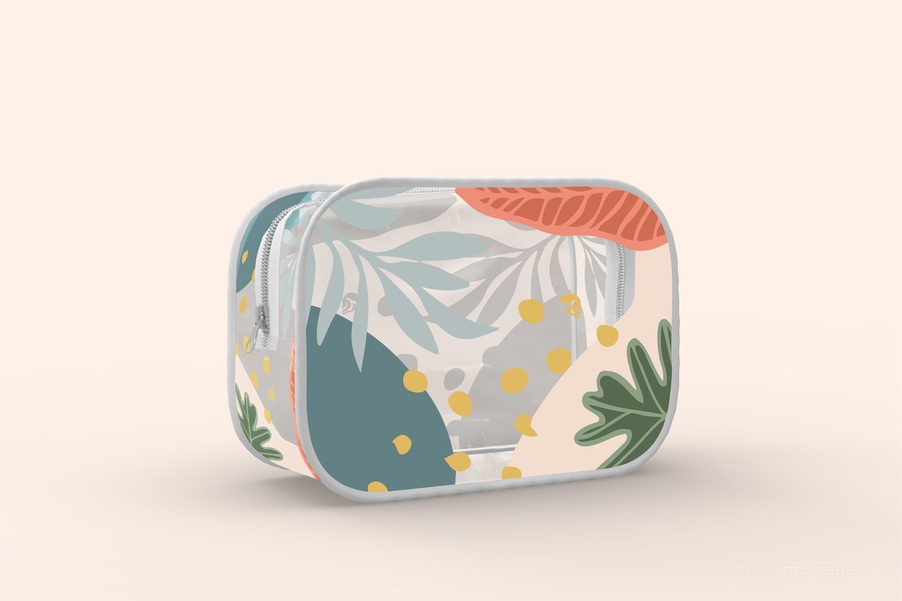 【2171期】手绘化妆包植物图案样机 (15)