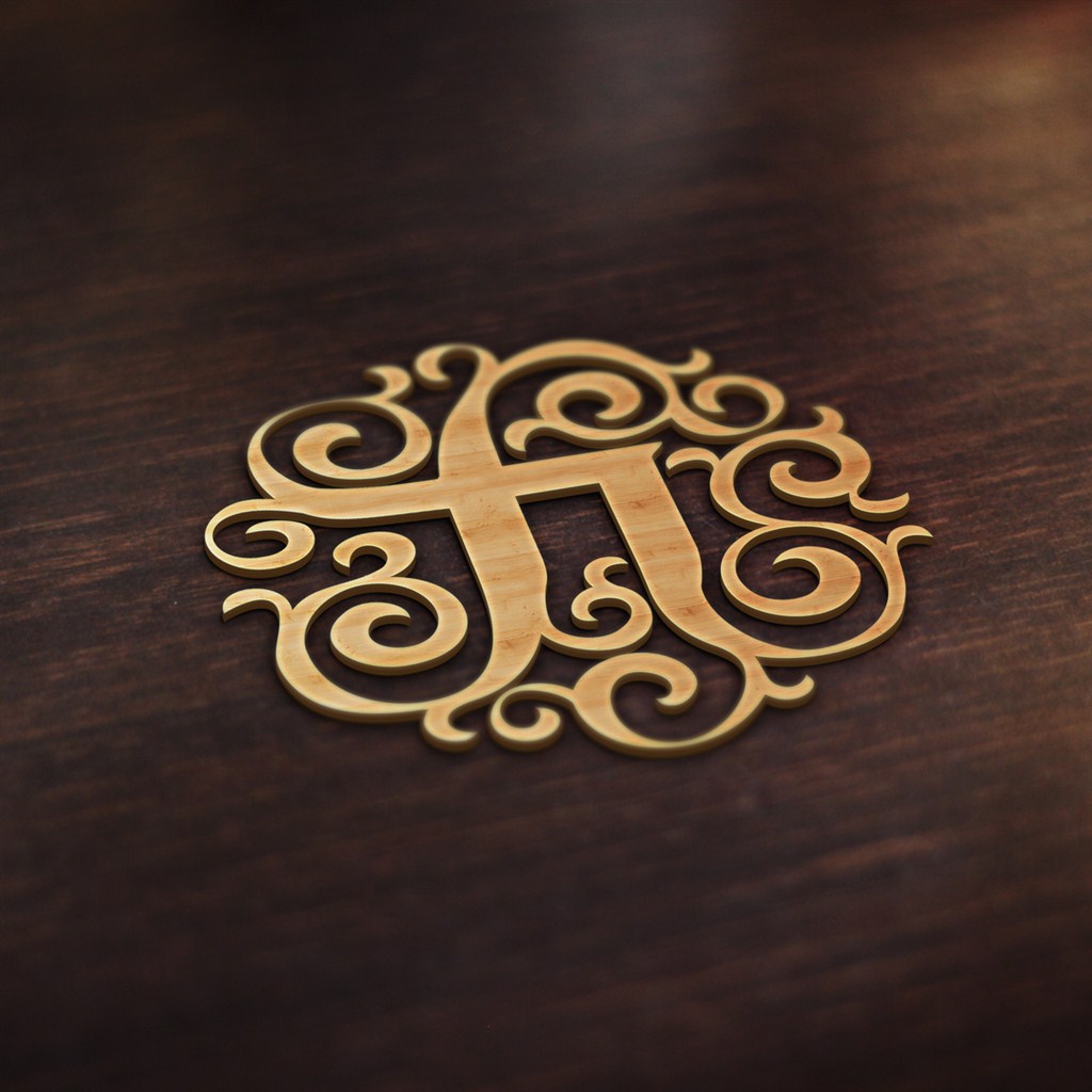 玖工坊标志LOGO设计样机