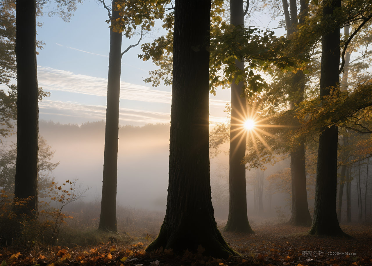日出天空风景云层唯美自然美丽风光云彩