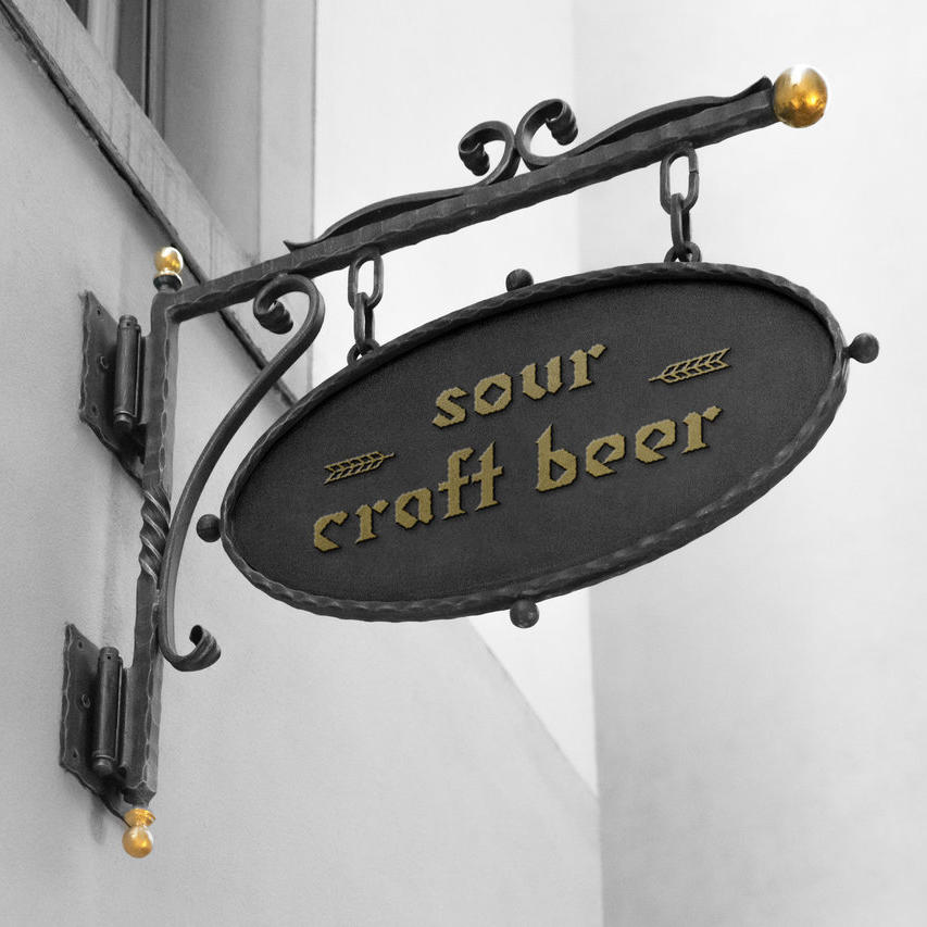 欧式复古店招招牌样机