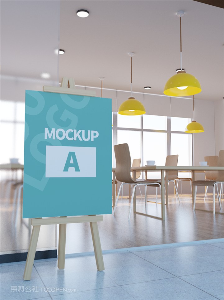 招牌海报样机广告