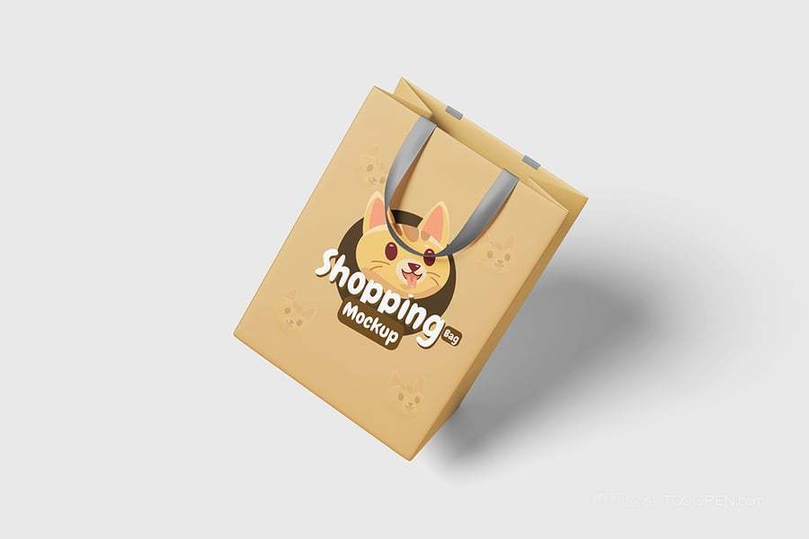 纸质购物袋样机