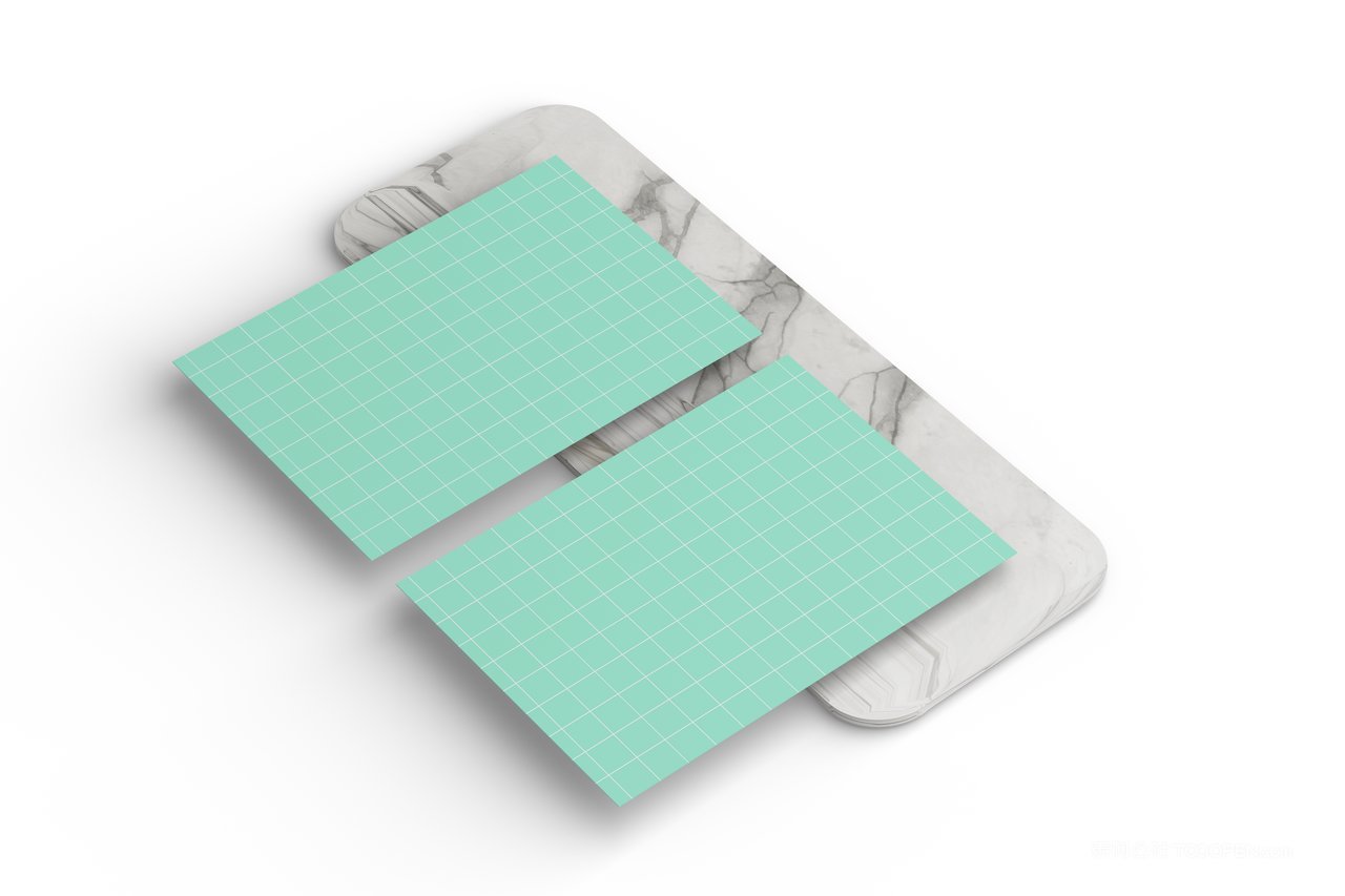 【2081期】高端纸质卡片明信片贴图样机 (1)