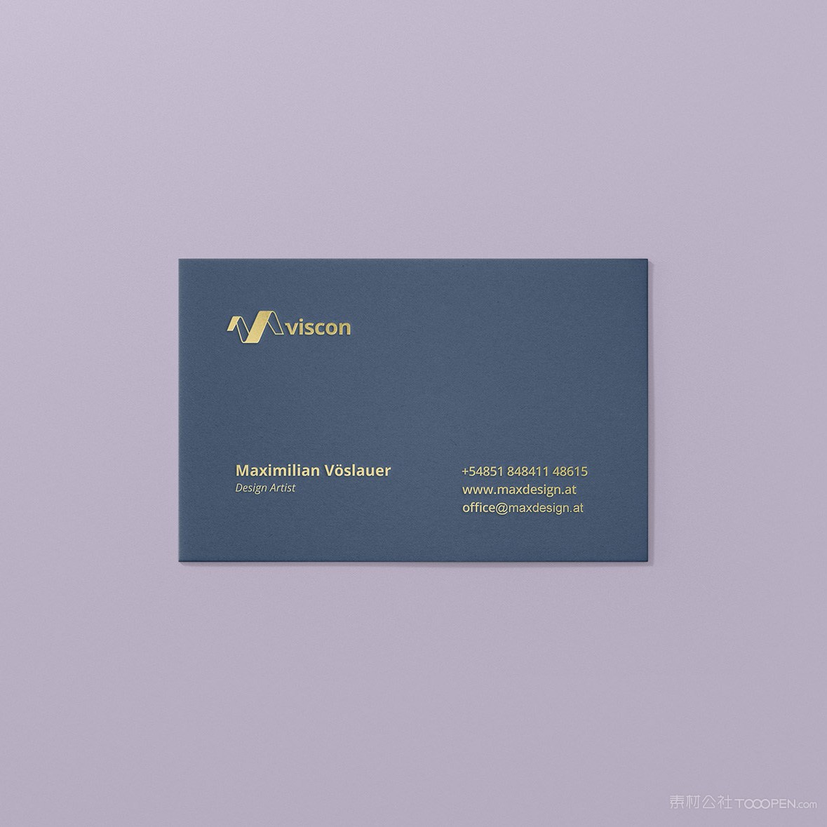 简约高端名片样机模板