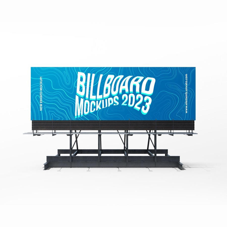 【1939期】横版广告牌样机 (1)