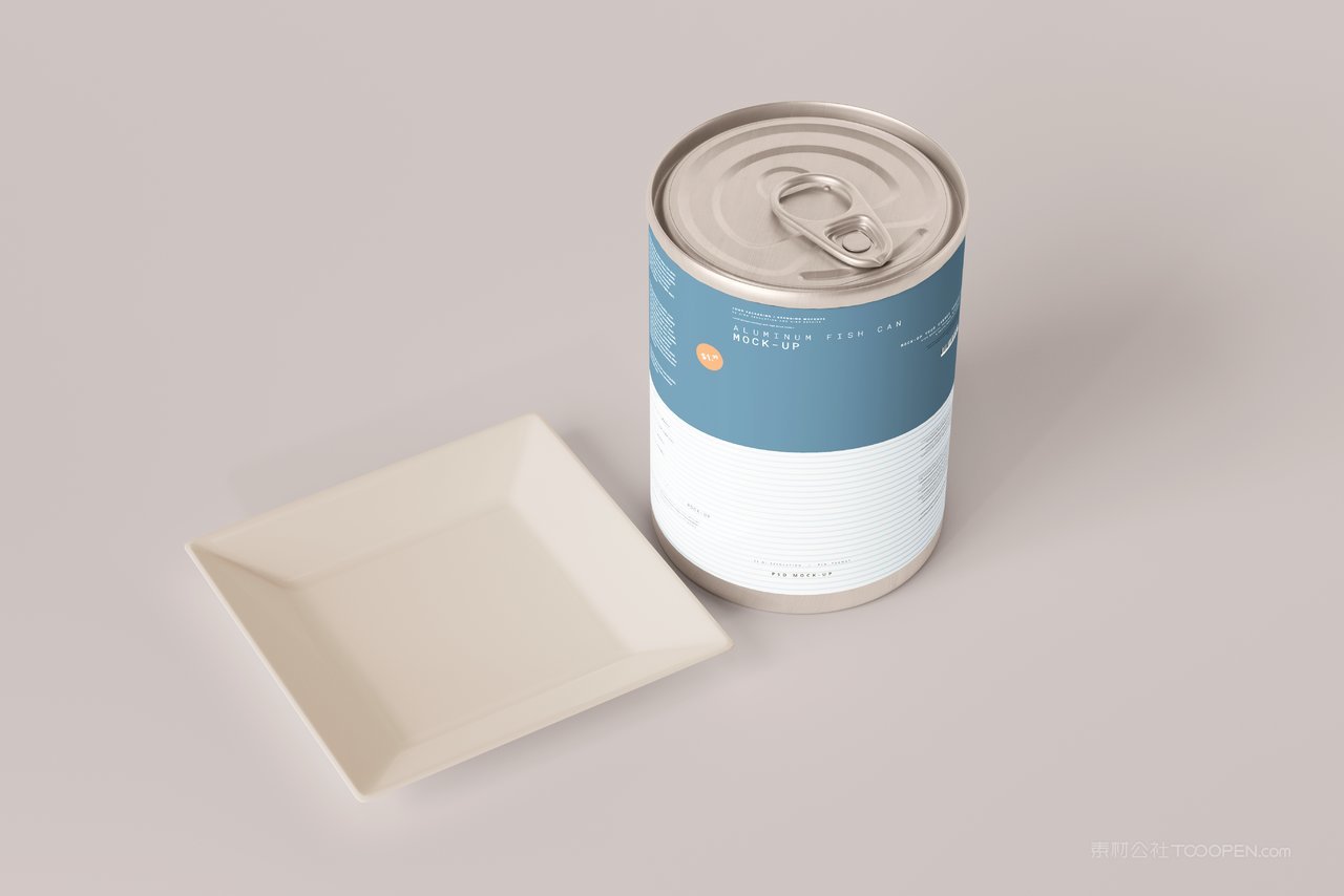 文艺易拉罐食品密封罐包装样机 (17)