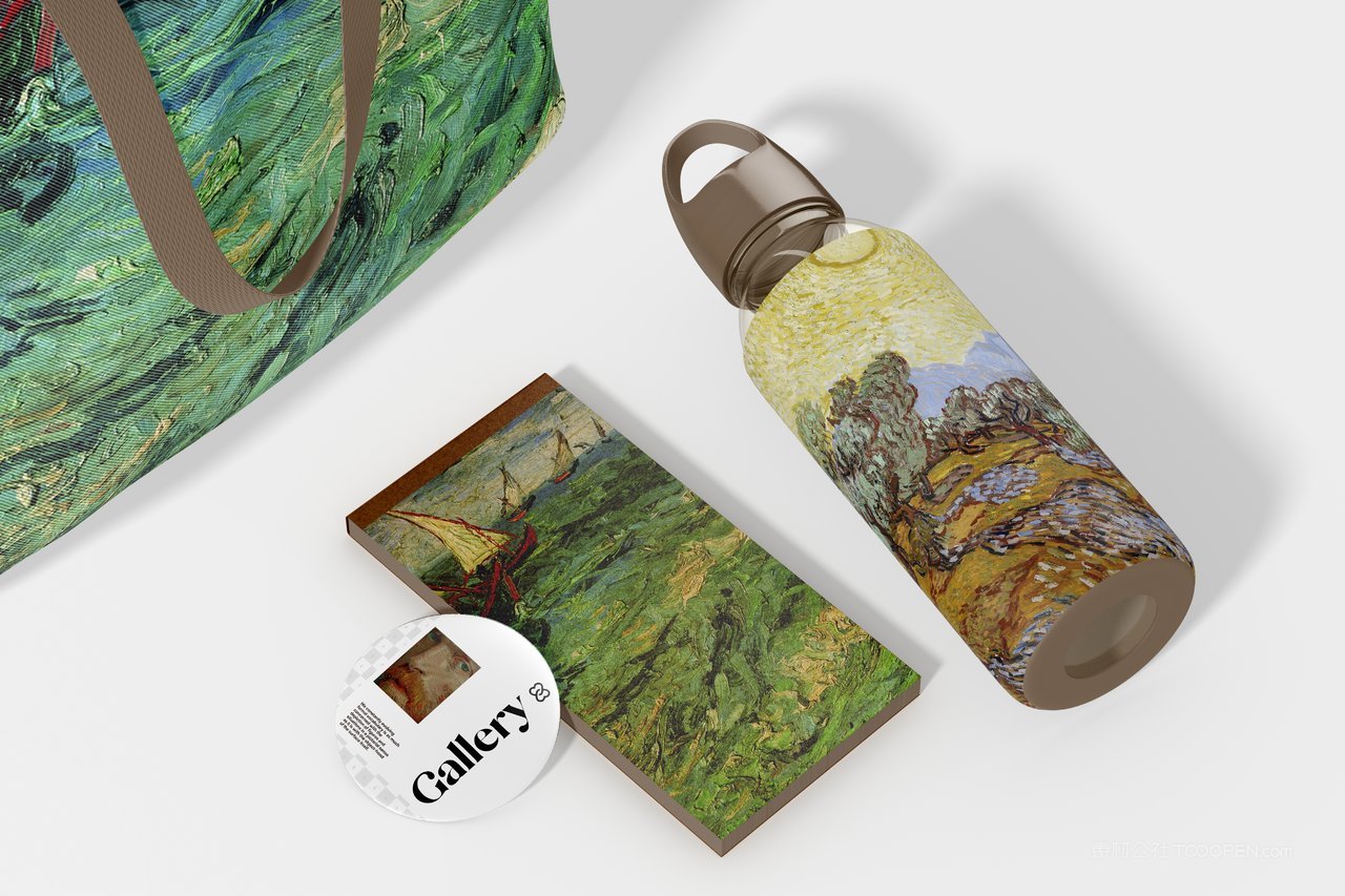 艺术文创名画办公用品样机 (11)