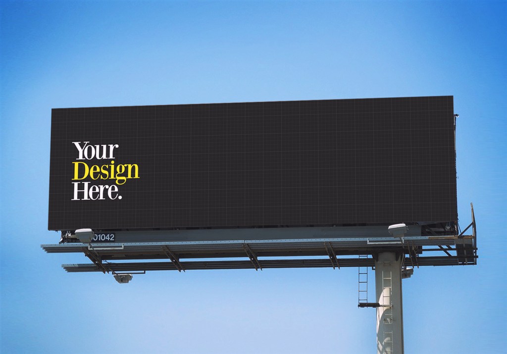 户外广告牌样机